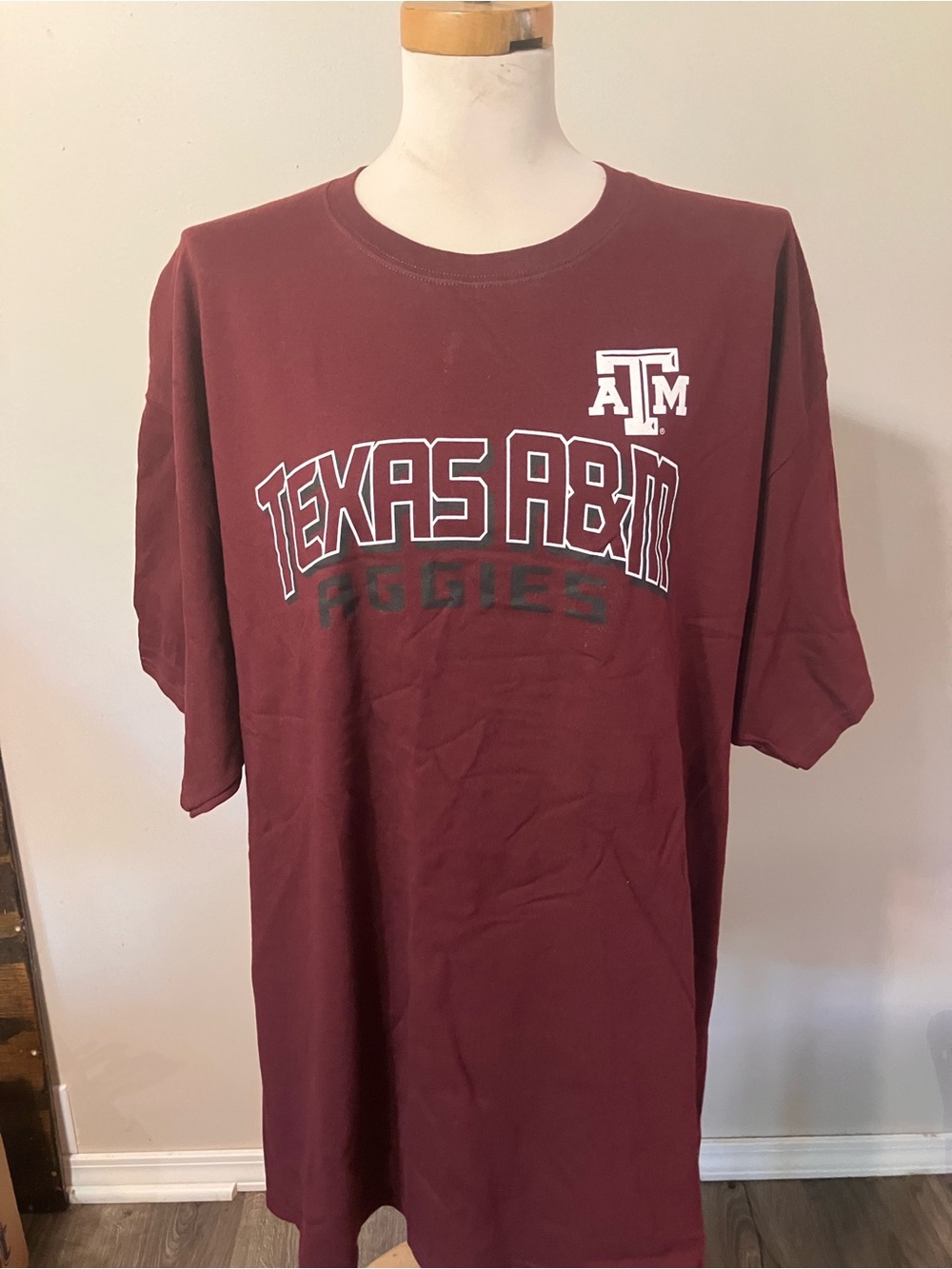 Hanes Texas A&M Maroon Short Sleeve Crewneck T-Shirt